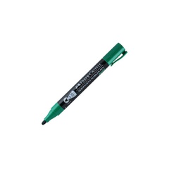 Faber Castell Marker Permanent Green Round Refillable